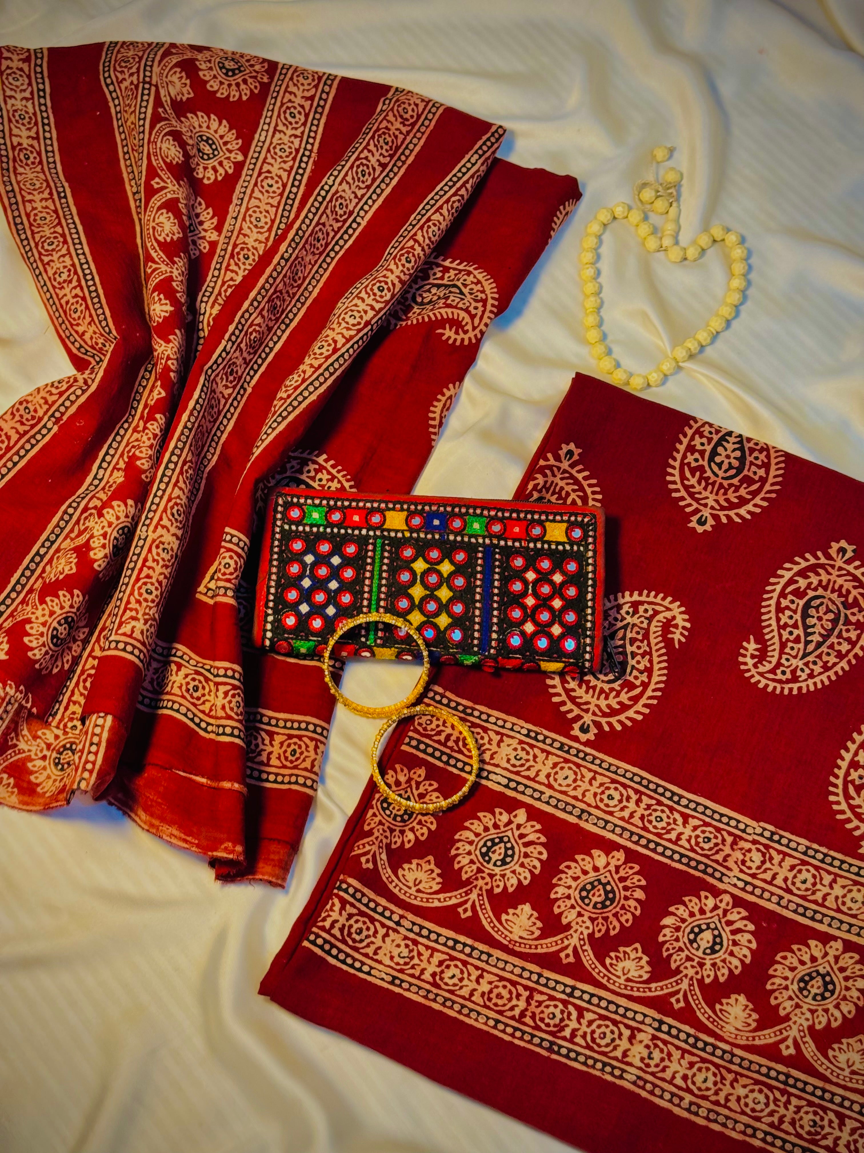 Rallijo New Ambrii — Hand Block Print Lawn Suit Pakistan