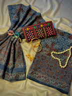 Rallijo Neeli Jhalak — Hand Block Print Lawn Suit Pakistan