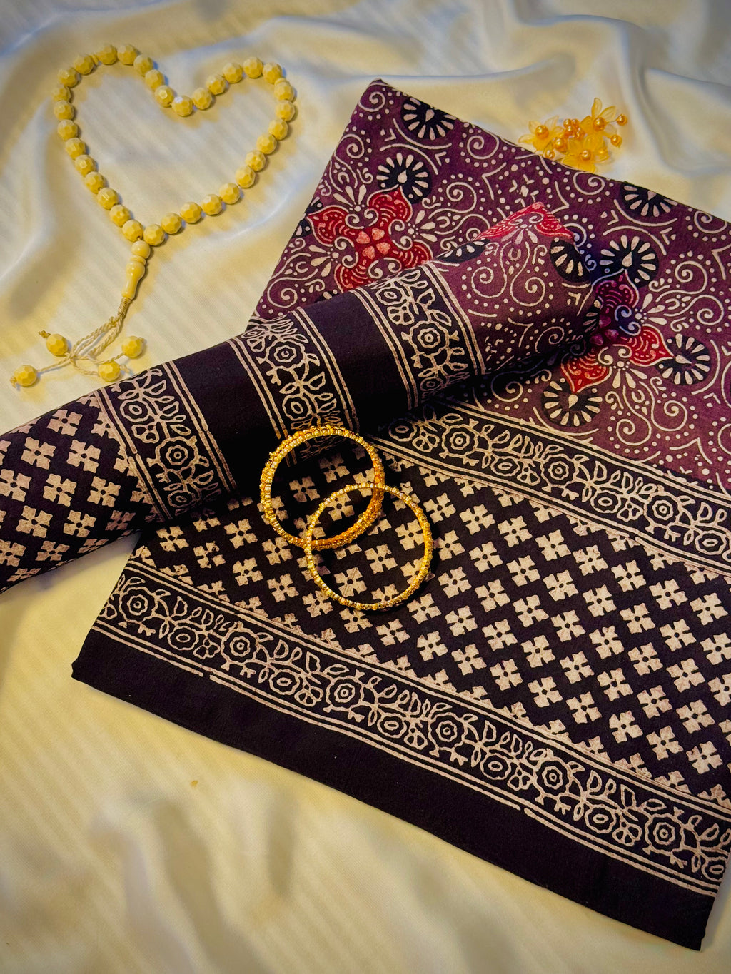 Rallijo Banafsaji — Hand Block Print Lawn Suit Pakistan
