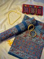 Rallijo Neeli Jhalak — Hand Block Print Lawn Suit Pakistan
