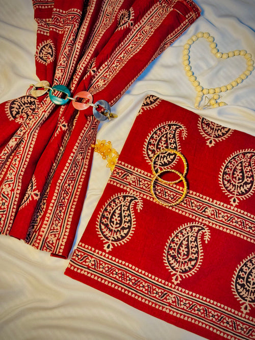 Rallijo Ambri — Hand Block Print Lawn Suit Pakistan