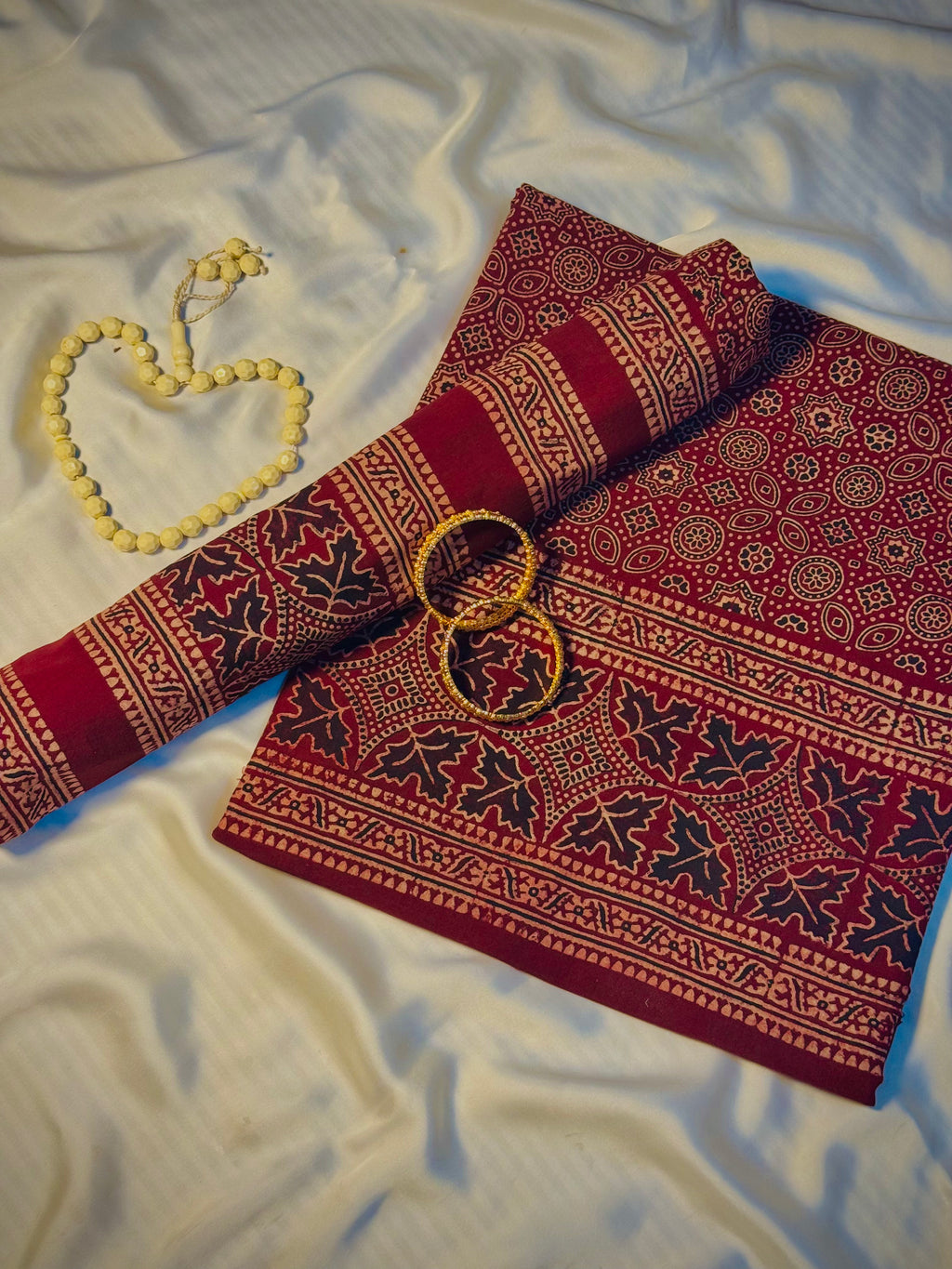 Rallijo LalKhark — Hand Block Print Lawn Suit Pakistan