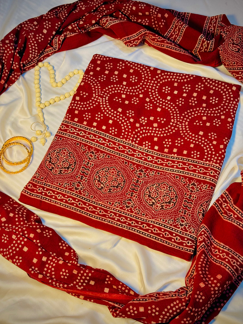Rallijo Ibteda — Hand Block Print Lawn Suit Pakistan