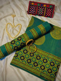 Rallijo Sawak — Hand Block Print Lawn Suit Pakistan