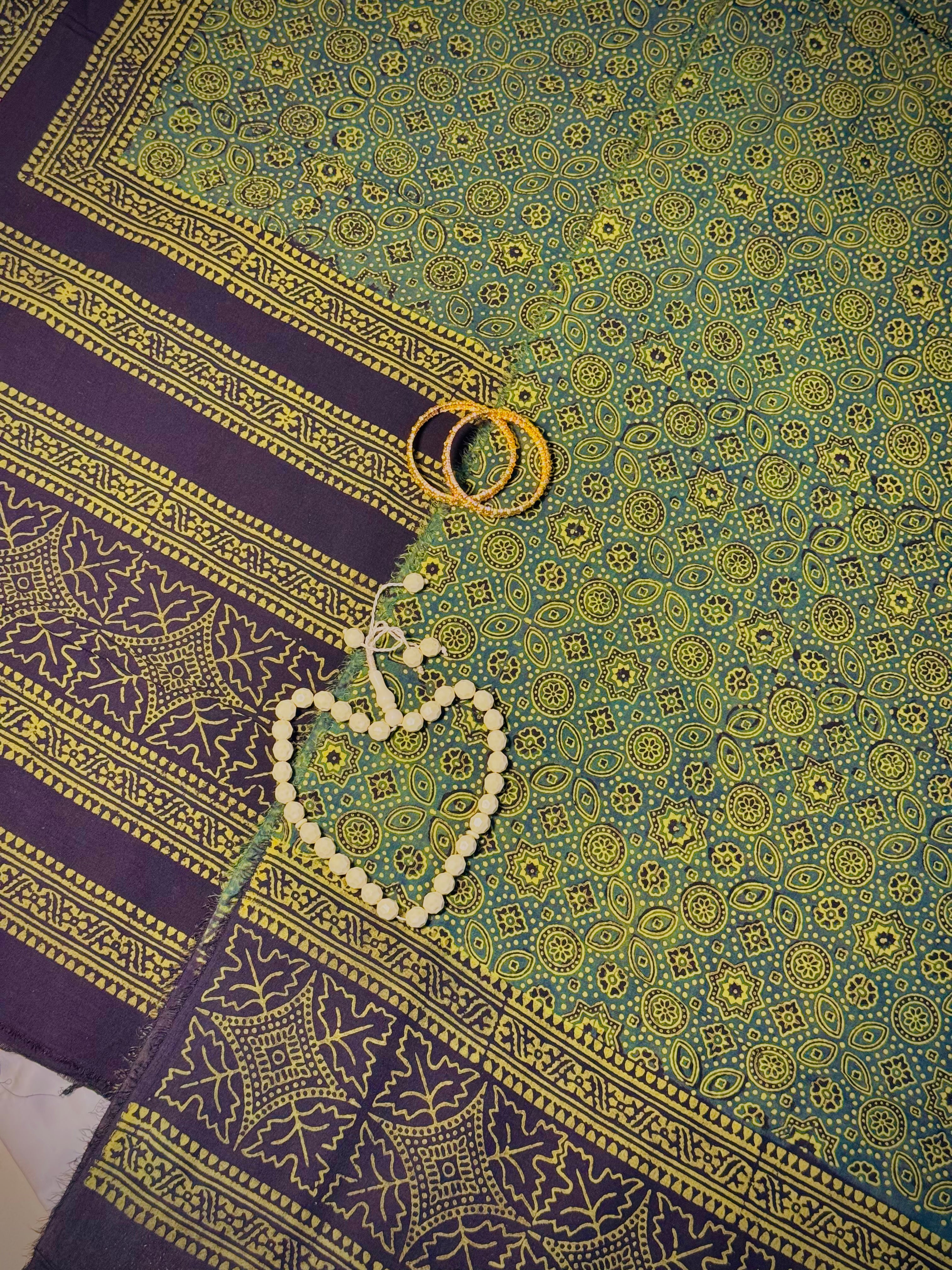 Rallijo SayiKhark — Hand Block Print Lawn Suit Pakistan