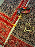 Rallijo Surkh — Hand Block Print Lawn Suit Pakistan