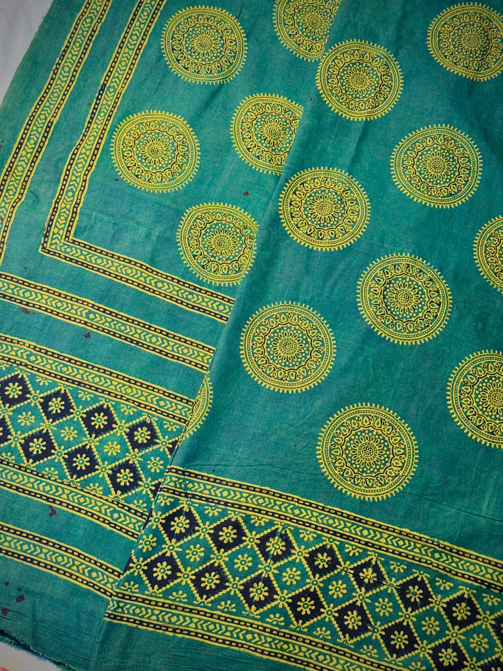 Rallijo Sawak — Hand Block Print Lawn Suit Pakistan