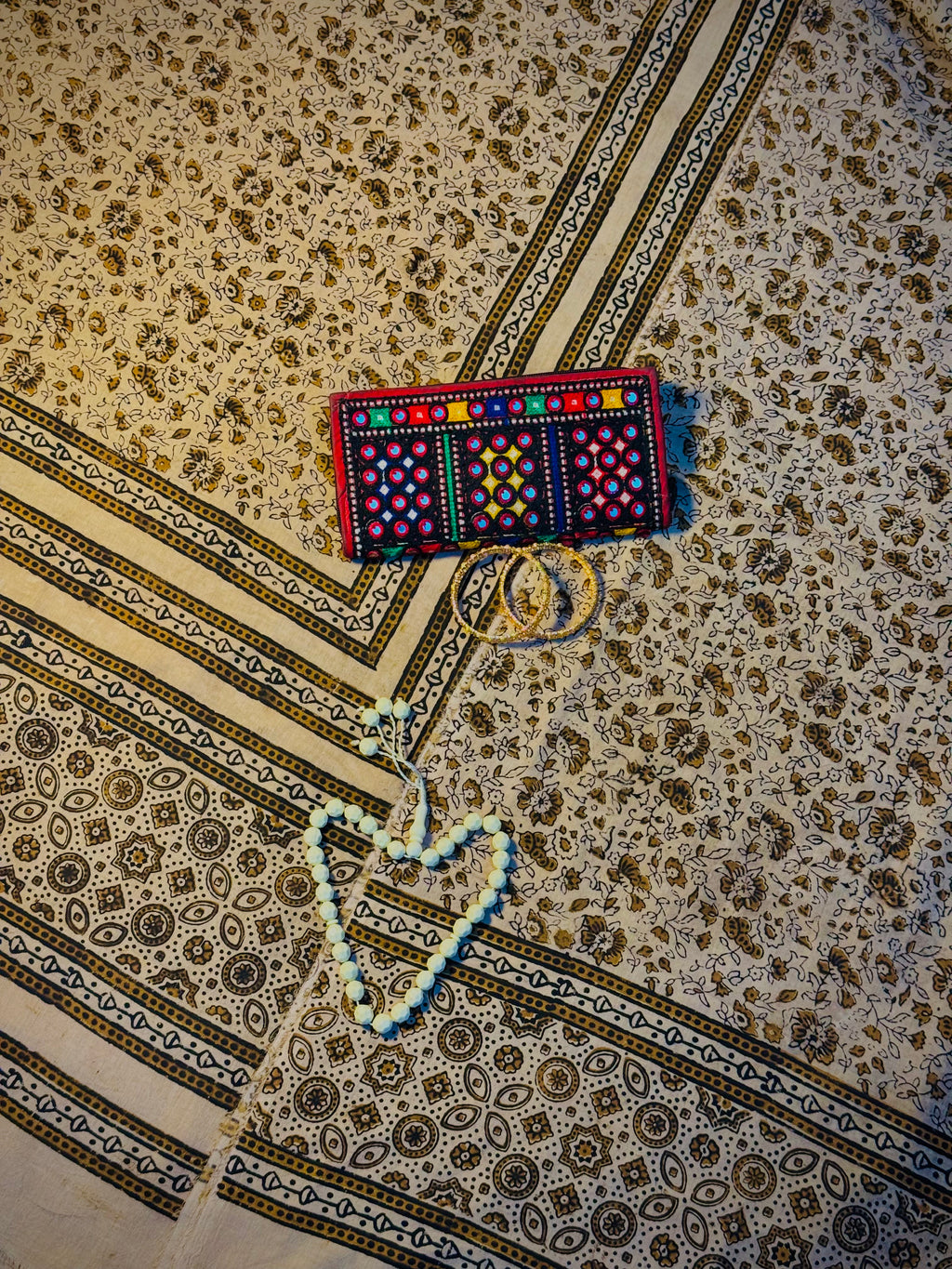 Rallijo Badami — Hand Block Print Lawn Suit Pakistan