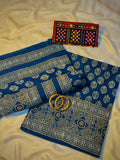 Rallijo Asmani — Hand Block Print Lawn Suit Pakistan