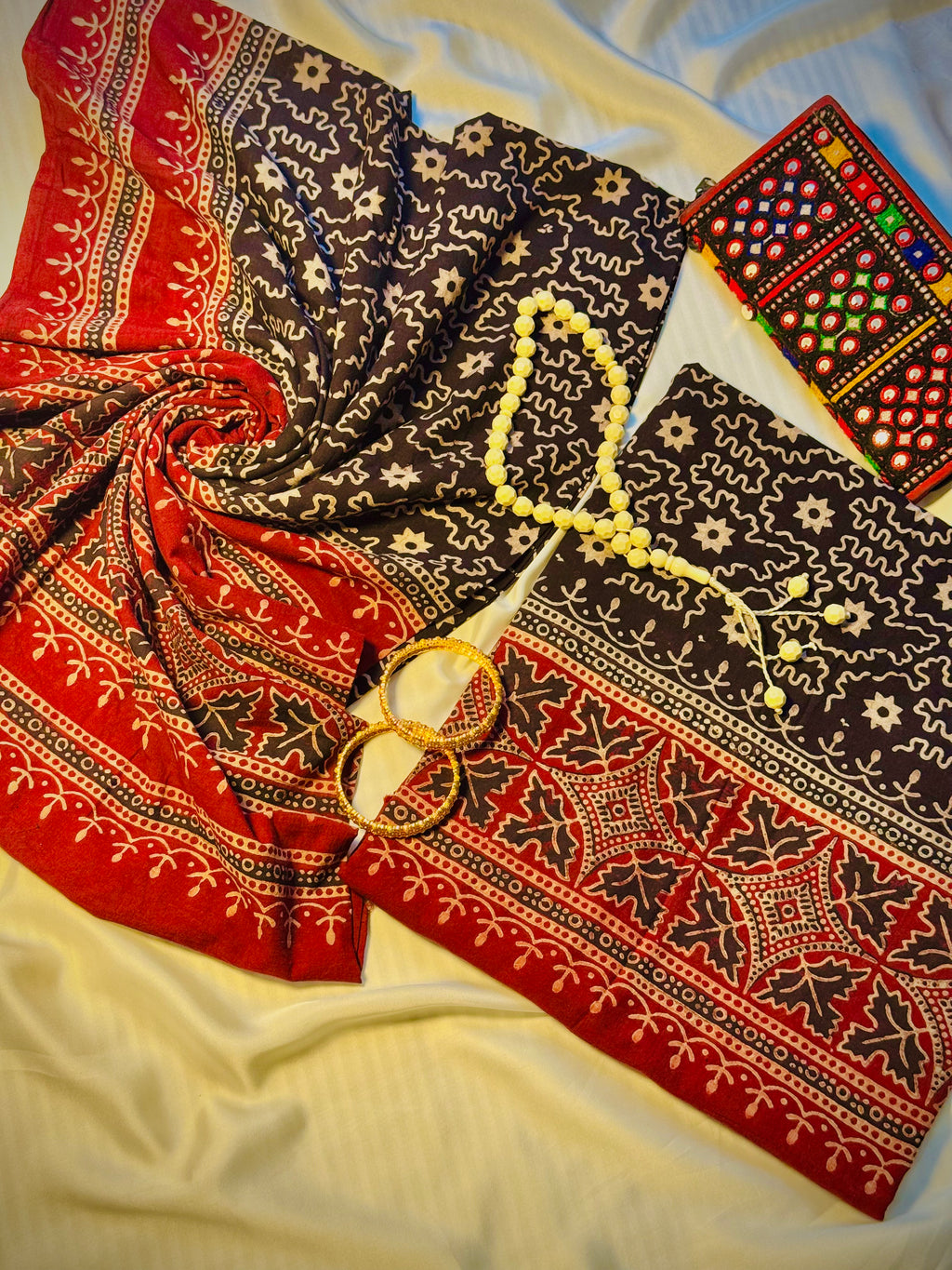 Rallijo Shahi Kakar— Hand Block Print Lawn Suit Pakistan