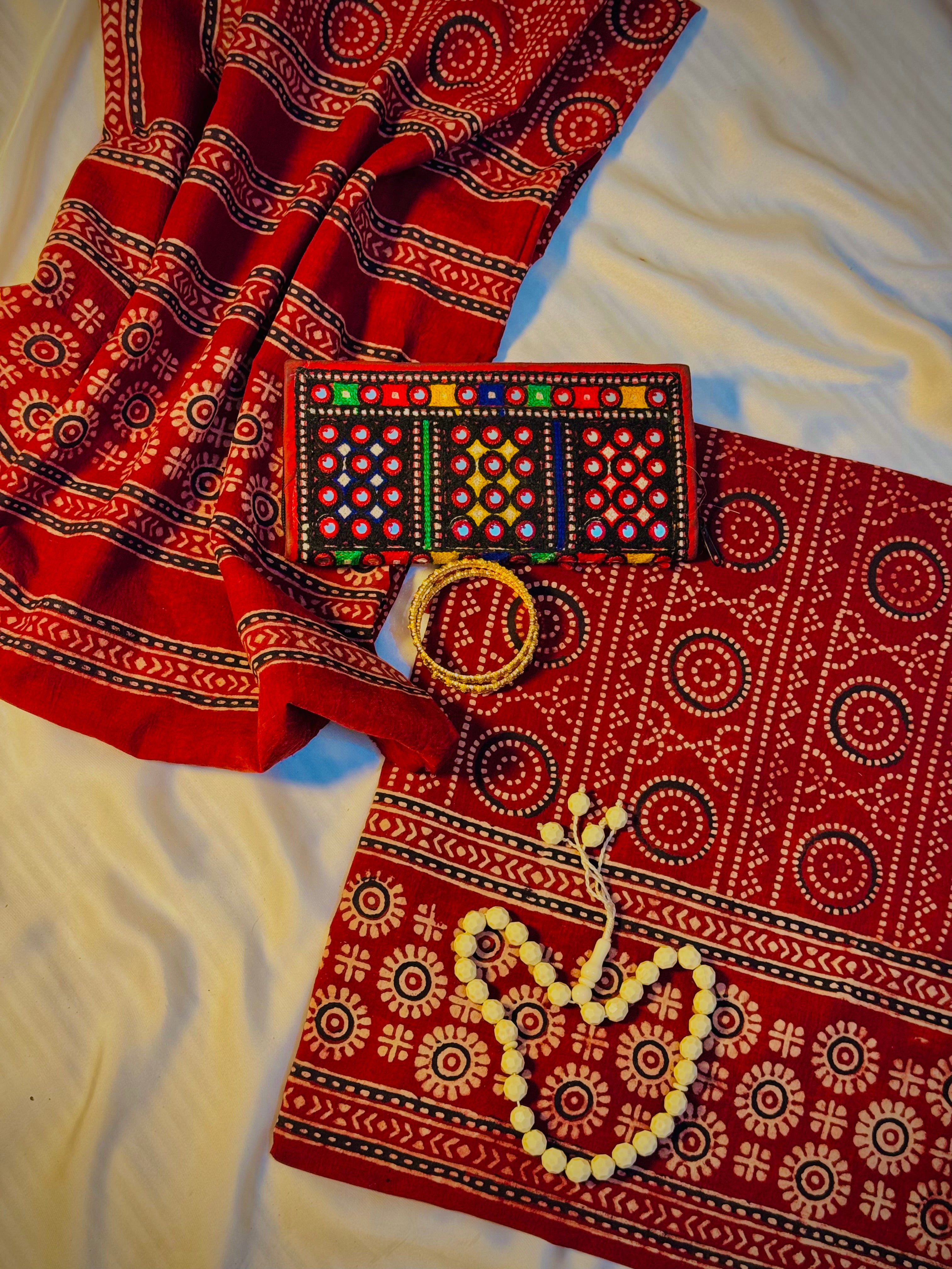Rallijo Shahi Arrival — Hand Block Print Lawn Suit Pakistan
