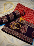 Rallijo Surkh Ambri — Hand Block Print Lawn Suit Pakistan