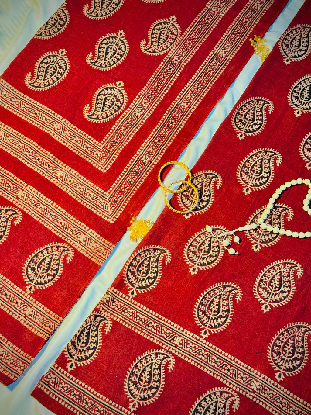 Rallijo Ambri — Hand Block Print Lawn Suit Pakistan