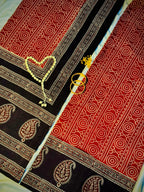 Rallijo Surkh Ambri — Hand Block Print Lawn Suit Pakistan