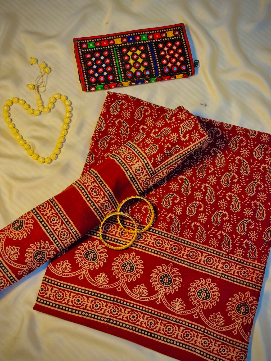 Rallijo Ambrii — Hand Block Print Lawn Suit Pakistan