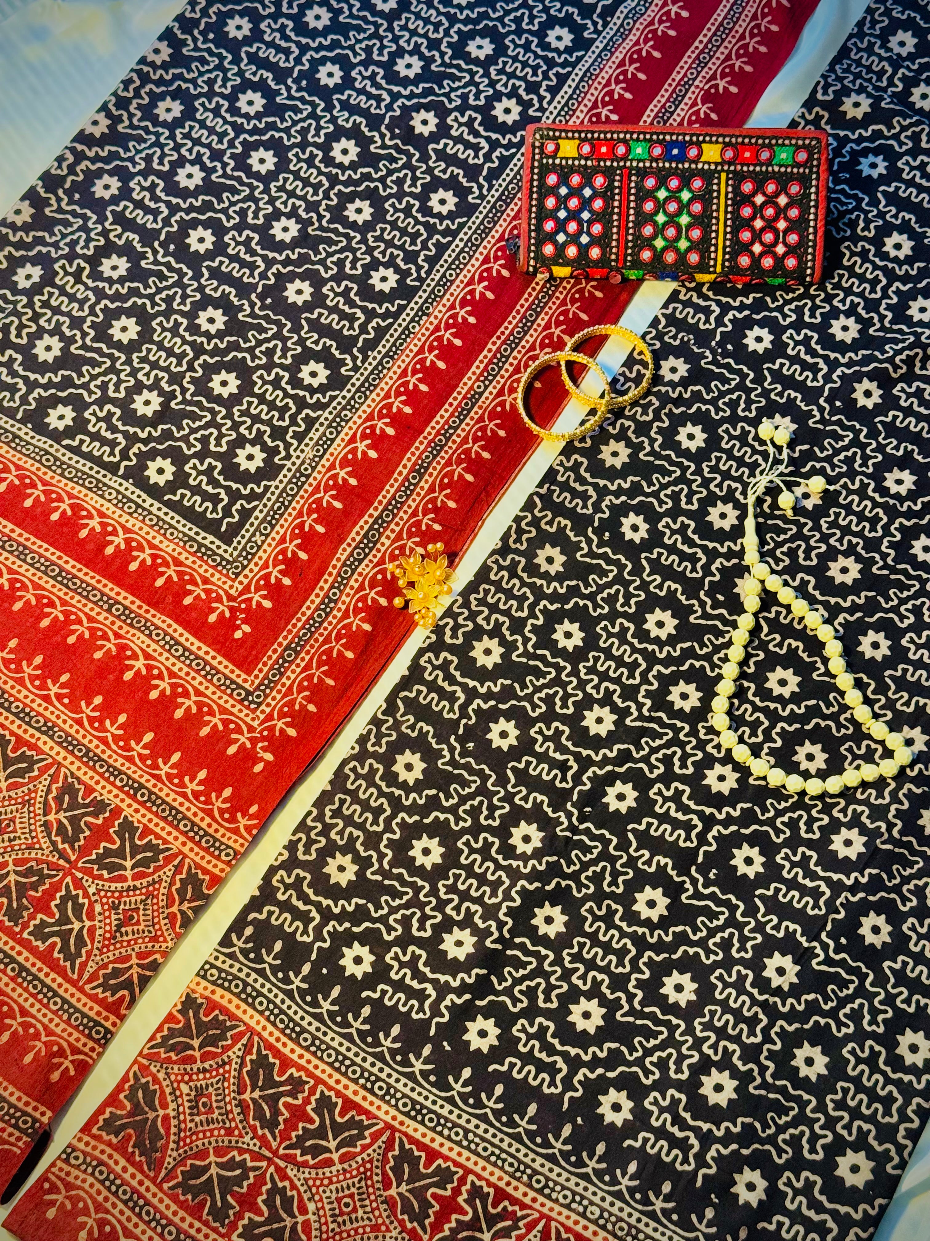 Rallijo Shahi Kakar— Hand Block Print Lawn Suit Pakistan