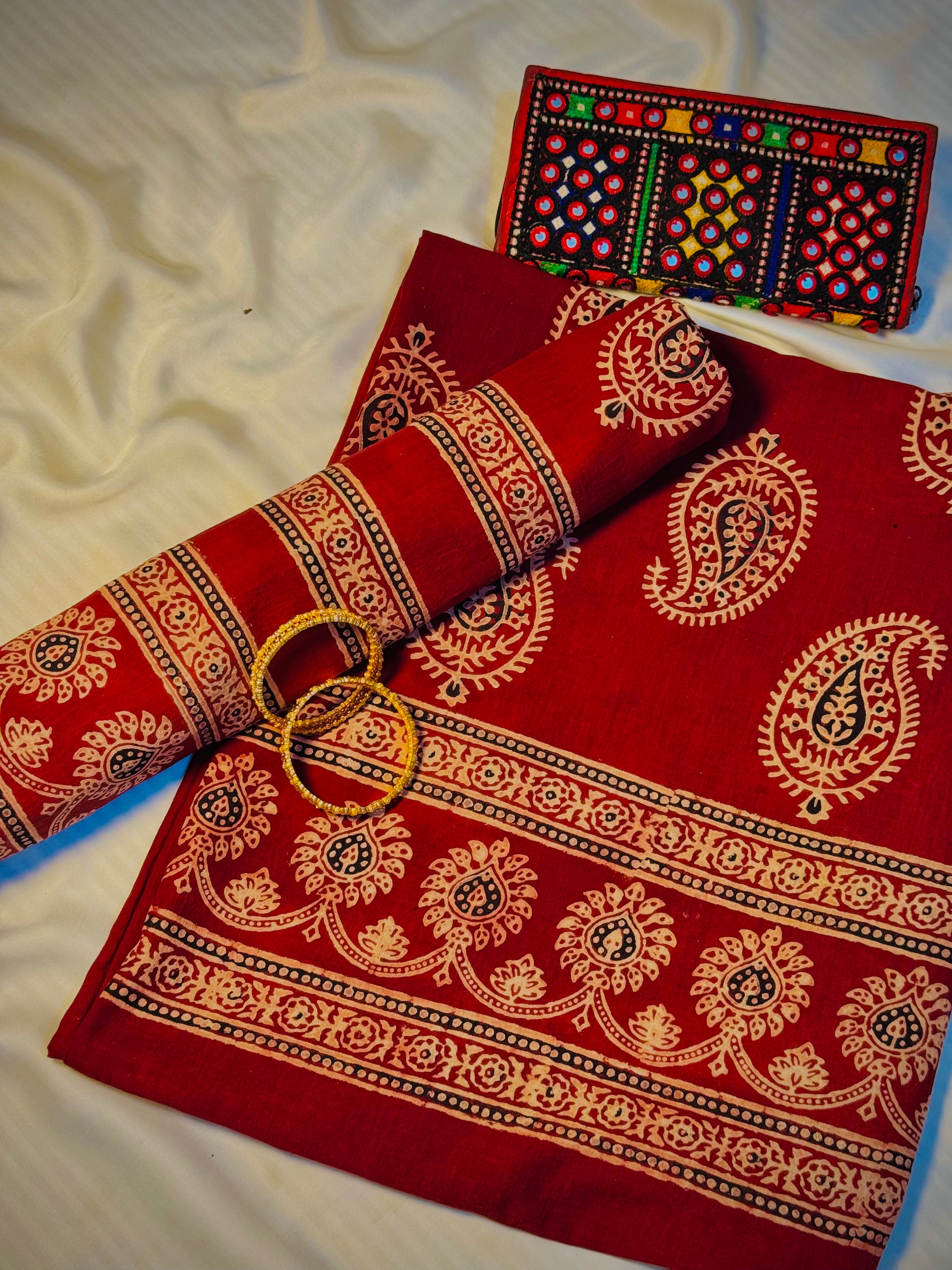 Rallijo New Ambrii — Hand Block Print Lawn Suit Pakistan