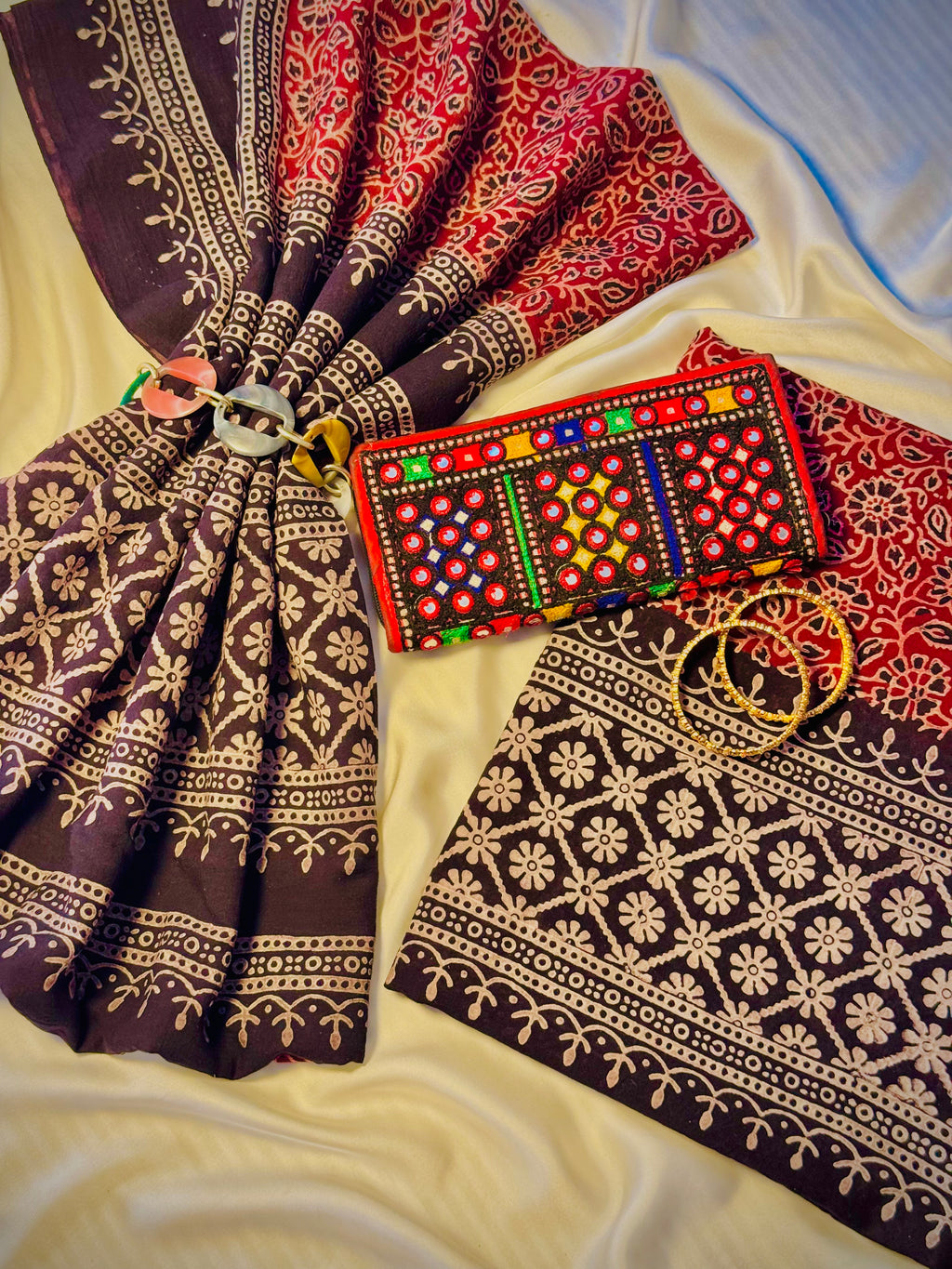 Rallijo Gulnaar — Hand Block Print Lawn Suit Pakistan