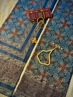 Rallijo Neeli Jhalak — Hand Block Print Lawn Suit Pakistan