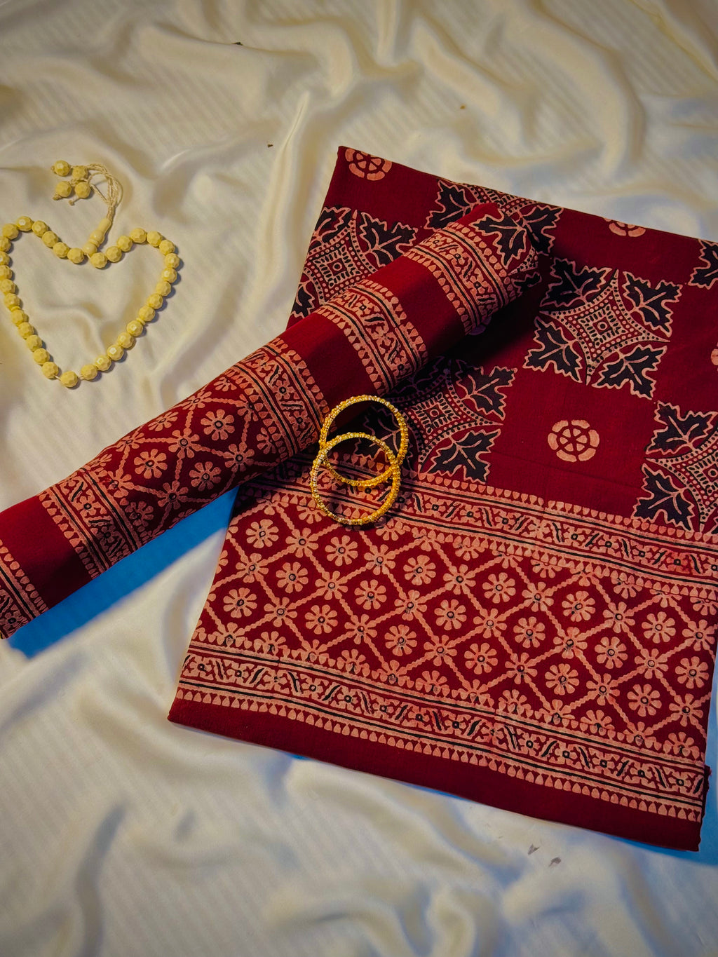 Rallijo Chokundo — Hand Block Print Lawn Suit Pakistan