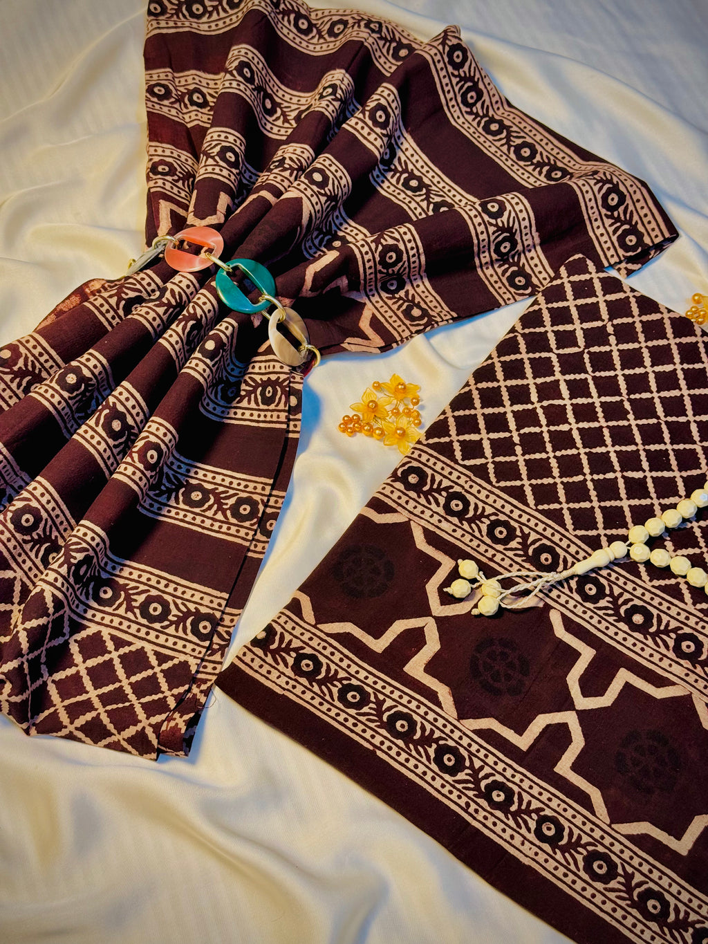 Rallijo Waadi — Hand Block Print Lawn Suit Pakistan