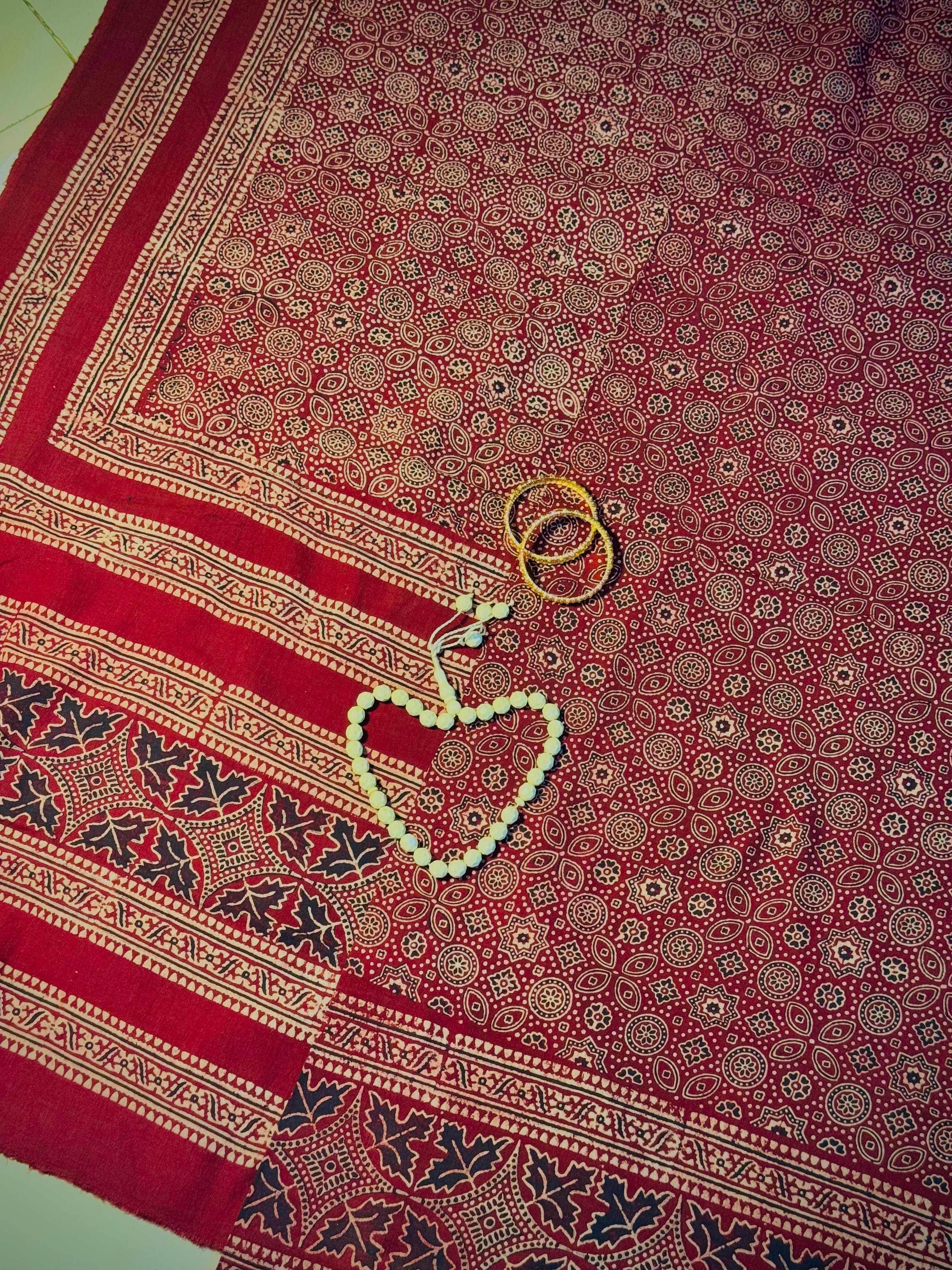 Rallijo LalKhark — Hand Block Print Lawn Suit Pakistan