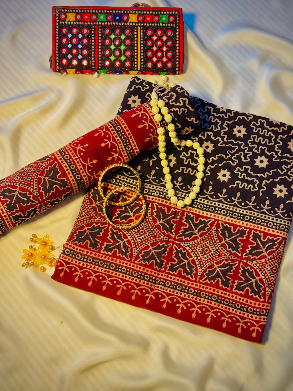 Rallijo Shahi Kakar— Hand Block Print Lawn Suit Pakistan